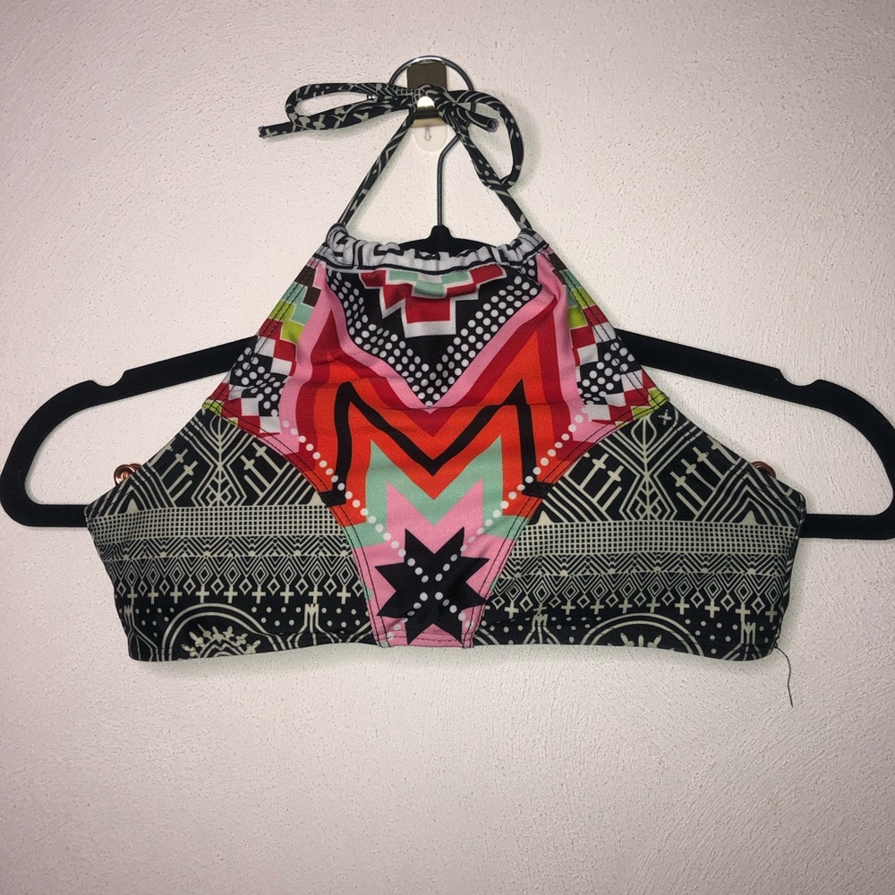 super cute multicolored bathing suit top 🐬NWOT